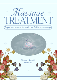 Floral Elegant Spa Poster