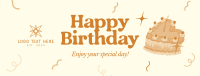 Y2K Birthday Greeting Facebook Cover