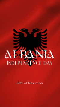 Albanian Independence Instagram Reel Image Preview