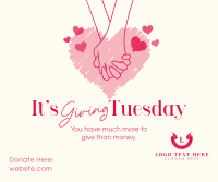 Giving Tuesday Hand Facebook Post