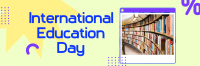 International Education Day Twitter Header Image Preview