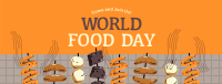 Yummy Street foods Day Facebook Cover Image Preview