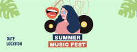 Summer Music Festival Facebook Cover