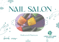 Modern Nail Salon Postcard