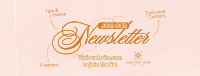 Y2K Coquette Newsletter Facebook Cover