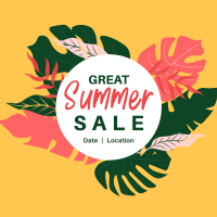 Great Summer Sale Instagram Post