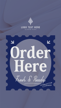 Simple Order Here Instagram Story