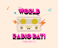 Radio Day Celebration Facebook Post