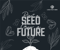 Earth Day Seed Planting Facebook Post