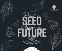 Earth Day Seed Planting Facebook Post