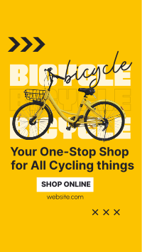 One Stop Bike Shop Instagram Reel Image Preview