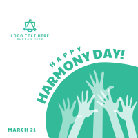 Harmony Day Hands Linkedin Post