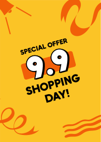 9.9 Shopping Day Flyer
