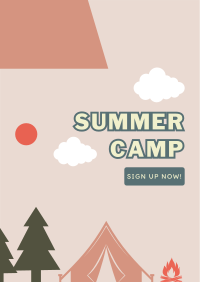 School Summer Camp  Flyer