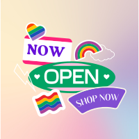 Sticker Now Open Instagram Post