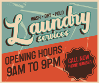 Vintage Wash Facebook Post Design