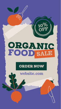 Organic Food Sale TikTok Video