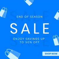 Minimalist End of Season Sale Instagram Post