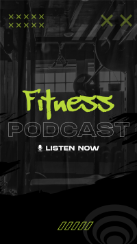 Grunge Fitness Podcast Instagram Story