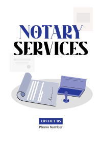 Notary Paper Flyer Design