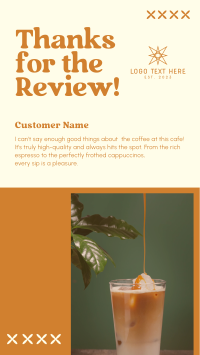 Elegant Cafe Review Facebook Story