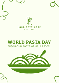 Tasty Pasta Vector Flyer