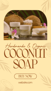 Organic Coconut Soap YouTube Short