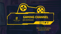 Console Games Streamer Zoom Background