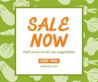 Vegetable Supermarket Facebook Post