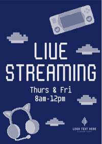 New Streaming Schedule Flyer