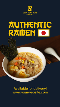 Japanese Ramen Instagram Story