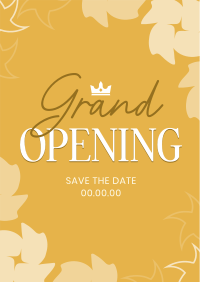 Crown Grand Opening Poster