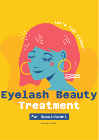 Eyelash Treatment Flyer