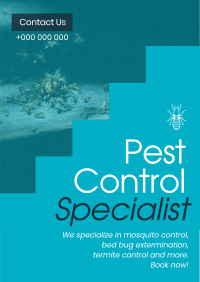 Minimal & Simple Pest Control Poster