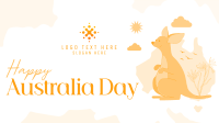 Kangaroo Australia Day Animation