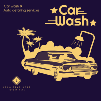 Vintage Carwash Instagram Post