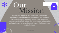 Stylish Our Mission Facebook Event Cover