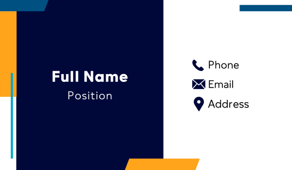 Simple Professional Business Card Design Image Preview