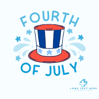 Celebration of 4th of July Linkedin Post