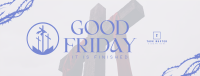 Simple Good Friday Facebook Cover Image Preview