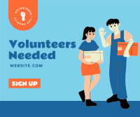 Volunteer Today Facebook Post