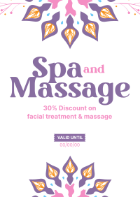 Spa Mandala Poster