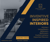 Inventive Inspired Interiors Facebook Post