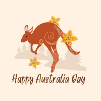 Kangaroo Australia Day Linkedin Post