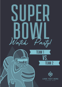 Super Bowl Night Live Flyer Design