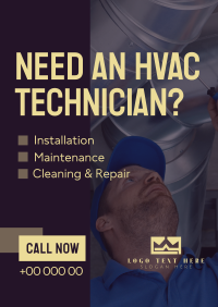 HVAC Technician Flyer