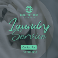 Dirt Free Laundry Service Instagram Post