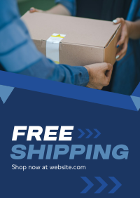 Limited Free Shipping Promo Flyer