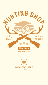 Hunting Shop Facebook Story