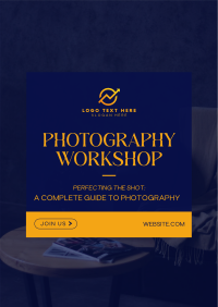 Photography Workshop Elegant Flyer Design